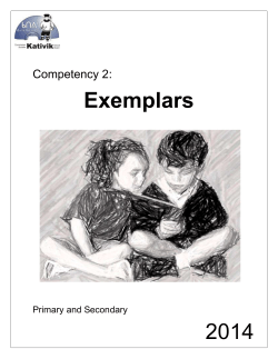 Exemplars 2014 - Kativik School Board