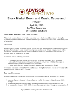 Stock Market Boom and Crash: Cause and Effect