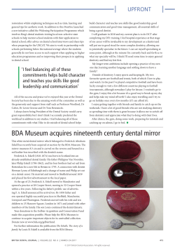 BDA Museum acquires nineteenth century dental mirror