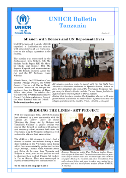 UNHCR Bulletin Jan