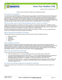 Know Your Numbers FAQ