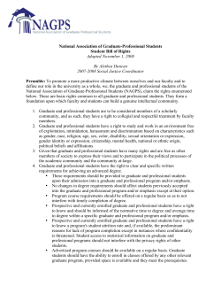 Student Bill of Rights