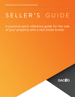 Seller`s Guide