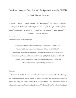 Studies of Neutron Detection and Backgrounds with the DRIFT