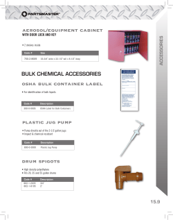 aerosol/equipment cabinet bULk CHEMICAL ACCESSORIES osha