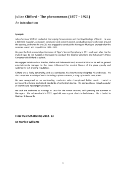 Julian Clifford Biography 130221 Final