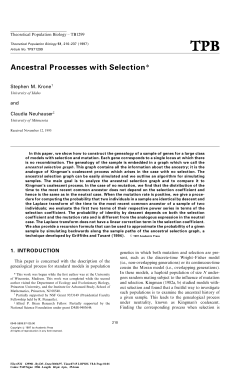 Ancestral Processes with Selection