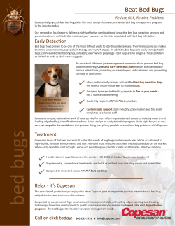 For more information, our bed bug sheet here.