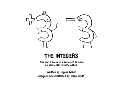 the integers - The Math Learning Center