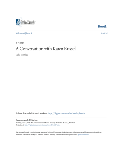 A Conversation with Karen Russell