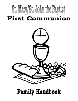 COMMUNION BANNER INSTRUCTIONS