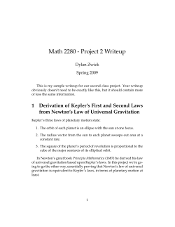Second Project Sample Writeup