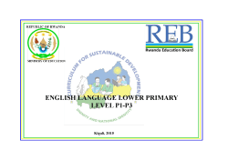 English - Rwanda Education Board