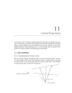 Central Projections