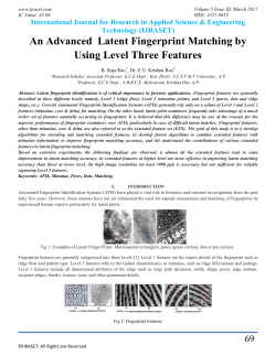 An Advanced Latent Fingerprint Matching by Using Level Three