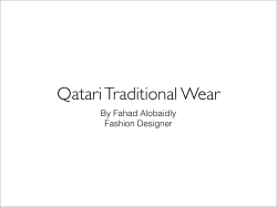 Qatari Traditional wear
