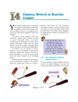 chemical effects of electric current chemical effects of