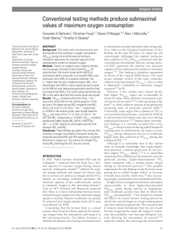 Conventional testing methods produce submaximal values of