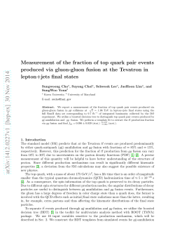 Measurement of the fraction of top quark pair events produced via