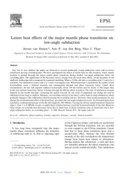 Latent heat effects of the major mantle phase transitions on low