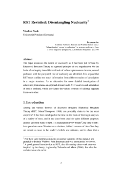 Preprint PDF - Universit&auml;t Potsdam