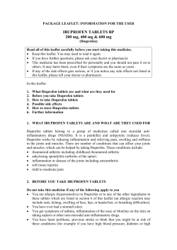 Patient Info Leaflet