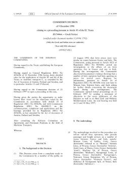 Only the Greek and Italian texts are authentic