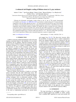 -enhanced sub-Doppler cooling of lithium atoms in D1 gray molasses