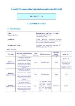 - Lazard Asset Management