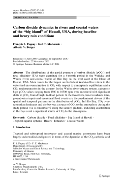 Carbon dioxide dynamics in rivers and coastal waters of the ``big