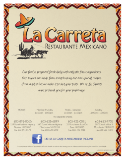 Our food is prepared fresh daily with only the finest ingredients. Our
