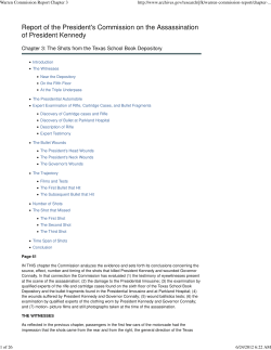 The Warren Commission - www.BahaiStudies.net