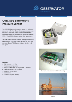 OMC-506 Barometric Pressure Sensor