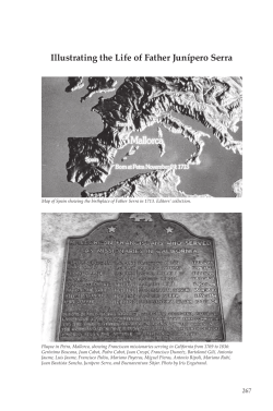 Illustrating the Life of Father Jun&iacute;pero Serra