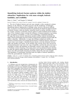 Quantifying bedrock‐fracture patterns within the shallow subsurface