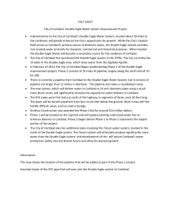 FACT SHEET City of Carlsbad- Double Eagle Water System