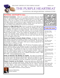 national adjutant`s call