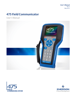 475 Field Communicator