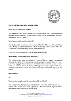 Chondrodermatitis nodularis - British Association of Dermatologists
