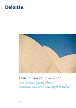 How do you value an icon? The Sydney Opera House