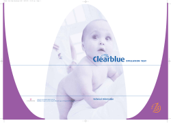 Tech Info New Brochure A/W - Swiss Precision Diagnostics