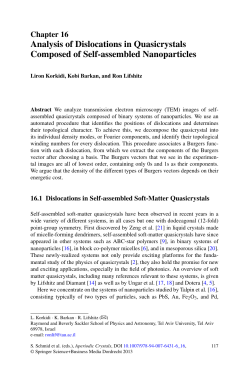 Analysis of Dislocations in Quasicrystals Composed of Self