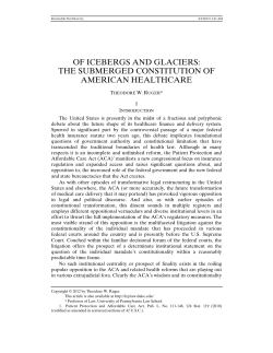 Of Icebergs and Glaciers: The Submerged Constitution