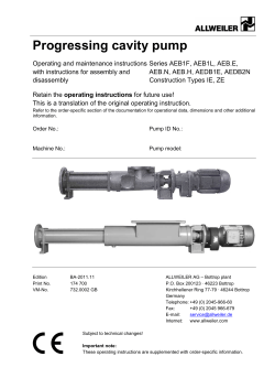 Progressing cavity pump
