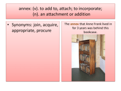 Brevity: shortness - English 1 Vocabulary