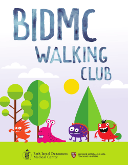 BIDMC Walking Club Kit for Kids - Beth Israel Deaconess Medical