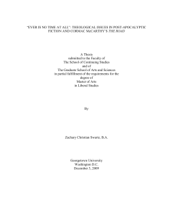 EVER IS NO TIME AT ALL - Georgetown University