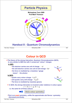Particle Physics - High Energy Physics Group