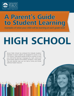 High School - Denver Public Schools