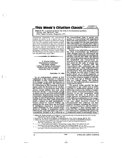 Schaie KW. A general model for the study of developmental